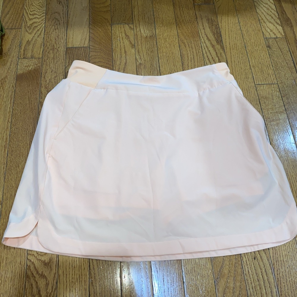 Walter Hagen 16" Peach‎ Fuzz Performance Golf Skort Pull On Womens Medium